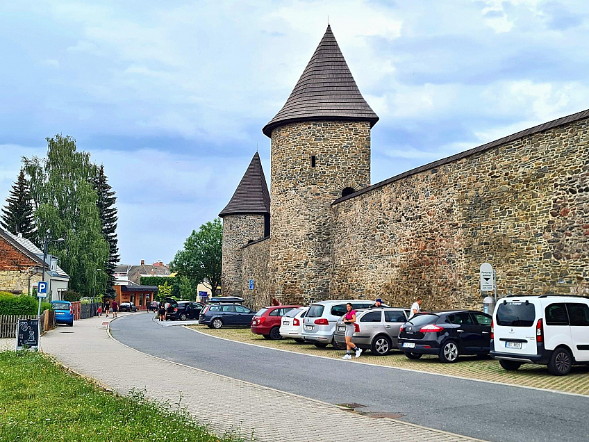 Městské hradby v Poličce (Česká republika)