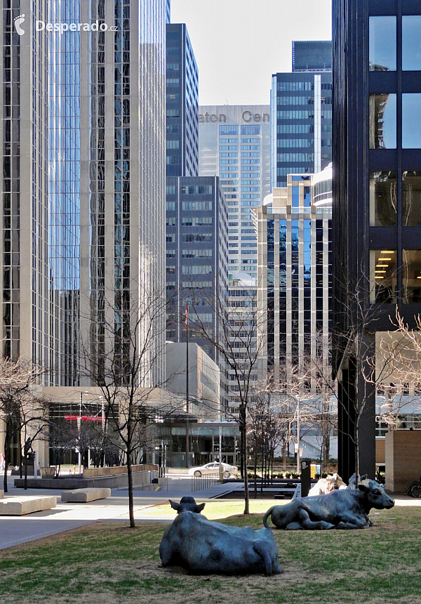 Downtown v Torontu (Ontario - Kanada)