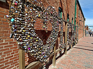 Historická čtvrť The Distillery District v Torontu (Ontario - Kanada)