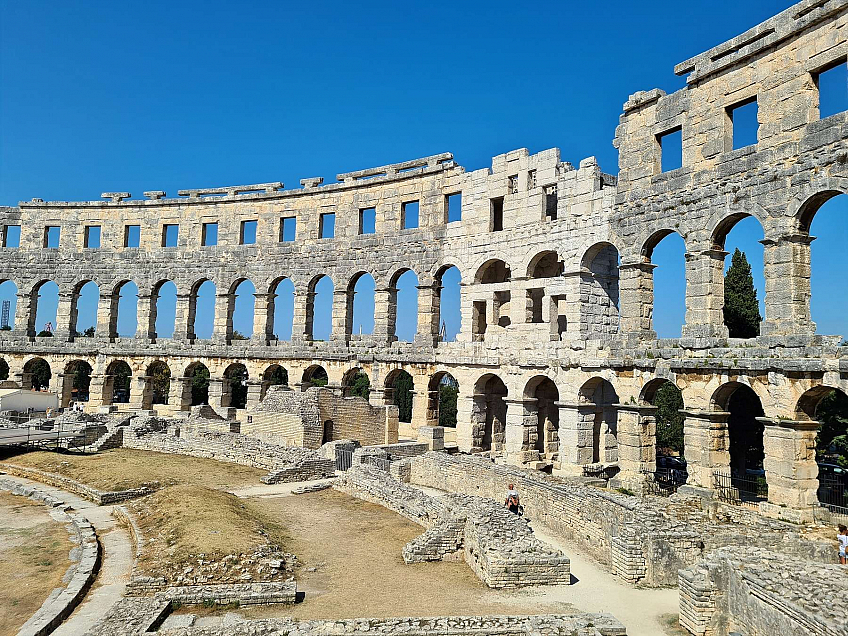 Římský amfiteátr v Pule (Istrie - Chorvatsko)