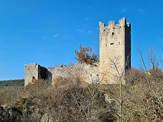 Hrad Dvigrad (Istrie - Chorvatsko)