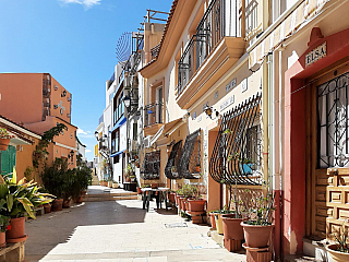 Čtvrť Santa Cruz v Alicante (Autonomní společenství Valencie – Španělsko)