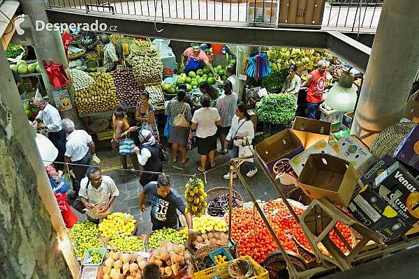 Centrální trh v Port Louis (Mauricius)