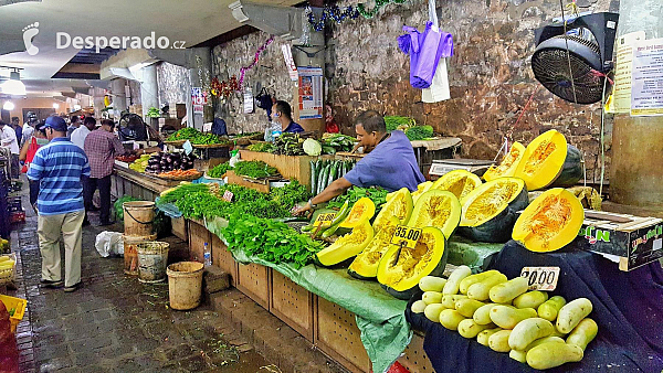 Centrální trh v Port Louis (Mauricius)