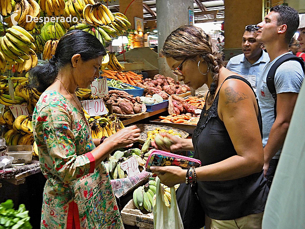 Centrální trh v Port Louis (Mauricius)