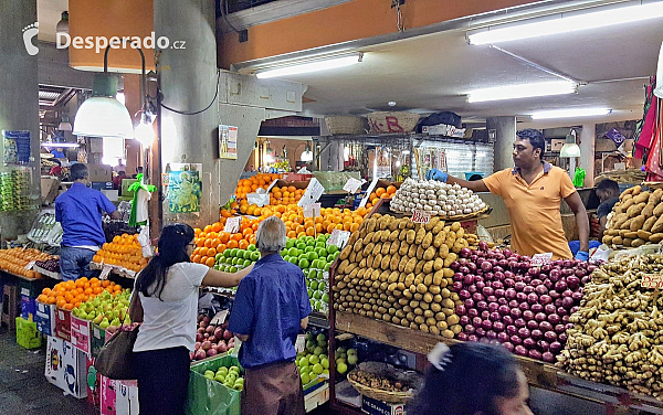 Centrální trh v Port Louis (Mauricius)