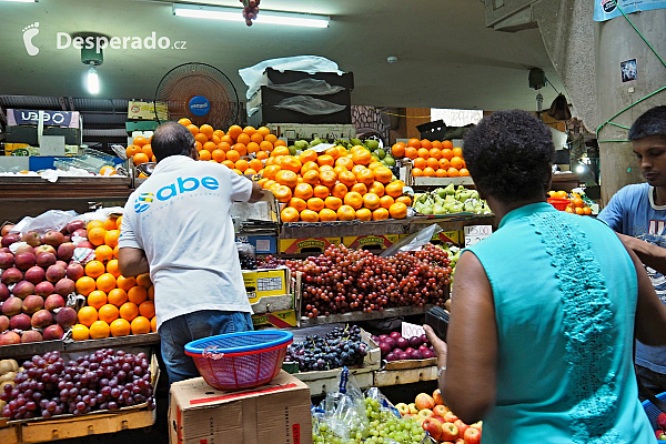 Centrální trh v Port Louis (Mauricius)