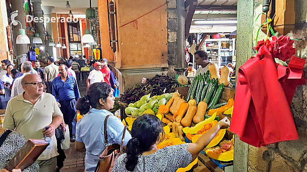 Centrální trh v Port Louis (Mauricius)