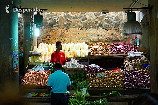 Centrální trh v Port Louis (Mauricius)