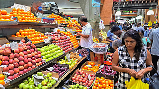 Centrální trh v Port Louis (Mauricius)