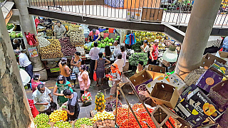 Centrální trh v Port Louis (Mauricius)