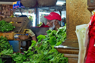 Centrální trh v Port Louis (Mauricius)