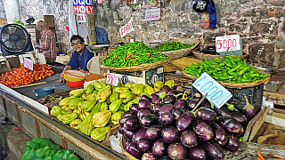 Centrální trh v Port Louis (Mauricius)