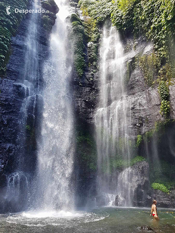 Vodopády na Bali