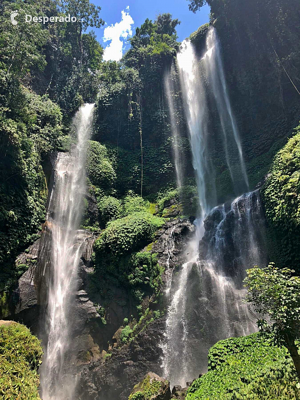 Vodopády na Bali