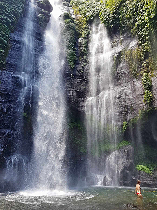 Vodopády na Bali