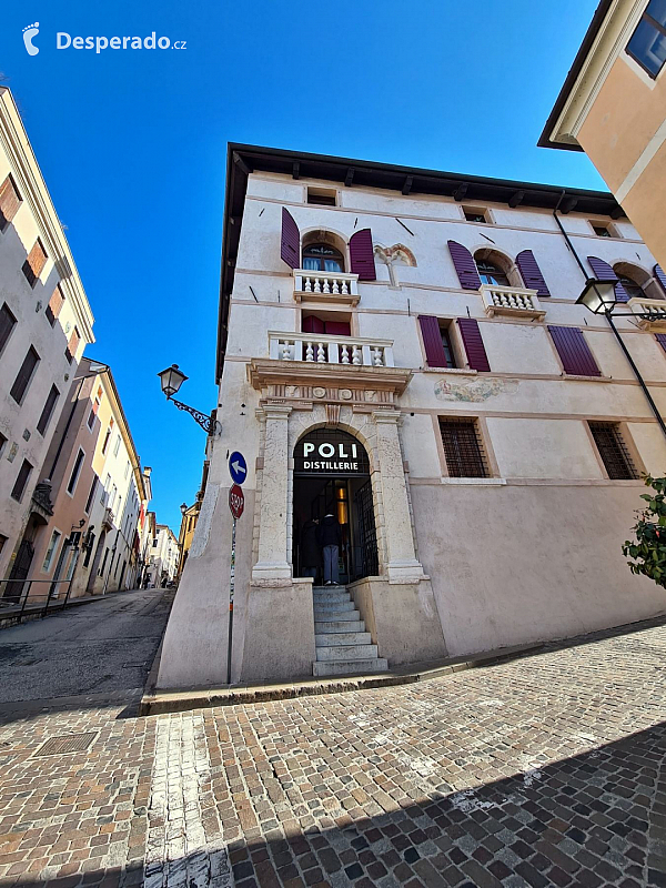 Poli Museo della Grappa v Bassano del Grappa (Veneto - Itálie)