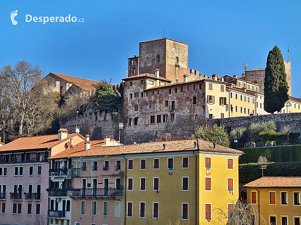 Castello degli Ezzelini v Bassano del Grappa (Veneto - Itálie)