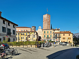 Castello degli Ezzelini v Bassano del Grappa (Veneto - Itálie)