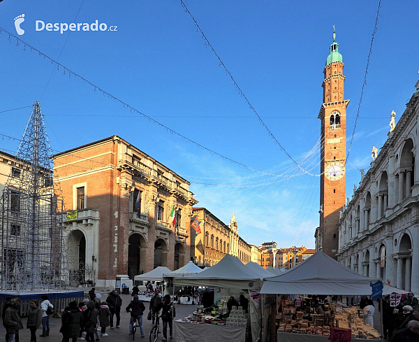 Loggia del Capitaniato ve Vicenze (Veneto - Itálie)