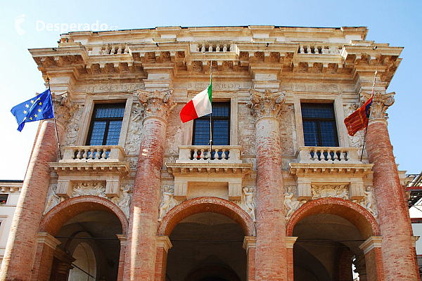 Loggia del Capitaniato ve Vicenze (Veneto - Itálie)