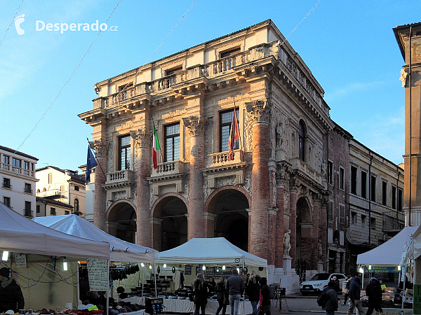 Loggia del Capitaniato ve Vicenze (Veneto - Itálie)