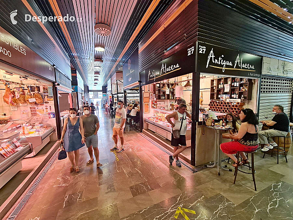 Mercado San Augustín v Granadě (Andalusie - Španělsko)