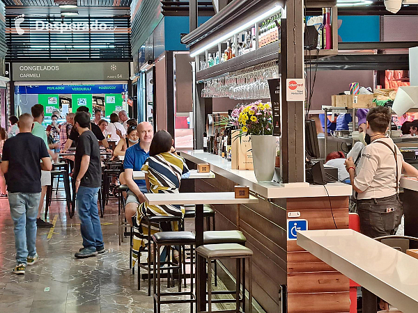 Mercado San Augustín v Granadě (Andalusie - Španělsko)