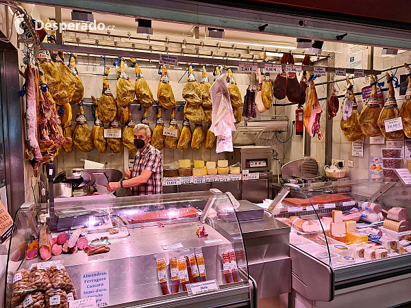 Mercado San Augustín v Granadě (Andalusie - Španělsko)