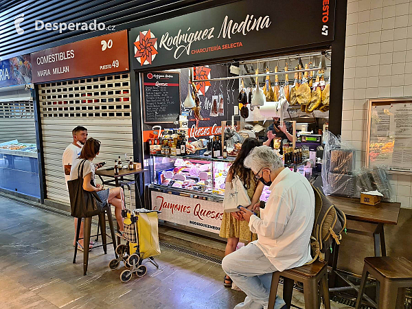 Mercado San Augustín v Granadě (Andalusie - Španělsko)