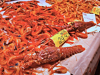 Mercado San Augustín v Granadě (Andalusie - Španělsko)