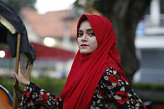 Indoneska zena muslimskeho vyznani (Indonésie)