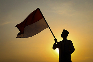 Indonéská vlajka (Indonésie)
