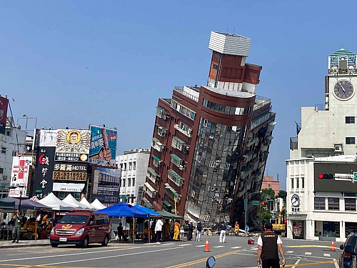 Zemětřesení na Taiwanu na vlastní kůži