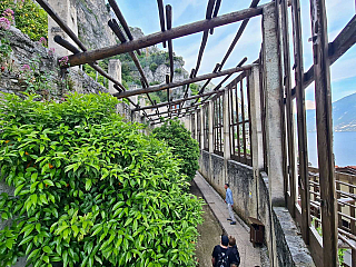 Limonaia del Castèl  v Limone Sul Garda (Lombardie - Itálie)