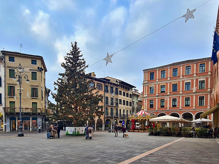 Piazza dei Signori v Trevisu (Benátsko - Itálie)