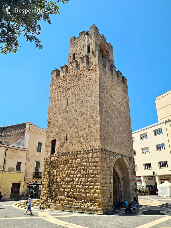 Torre di Mariano II. v Oristano (Sardinie - Itálie)