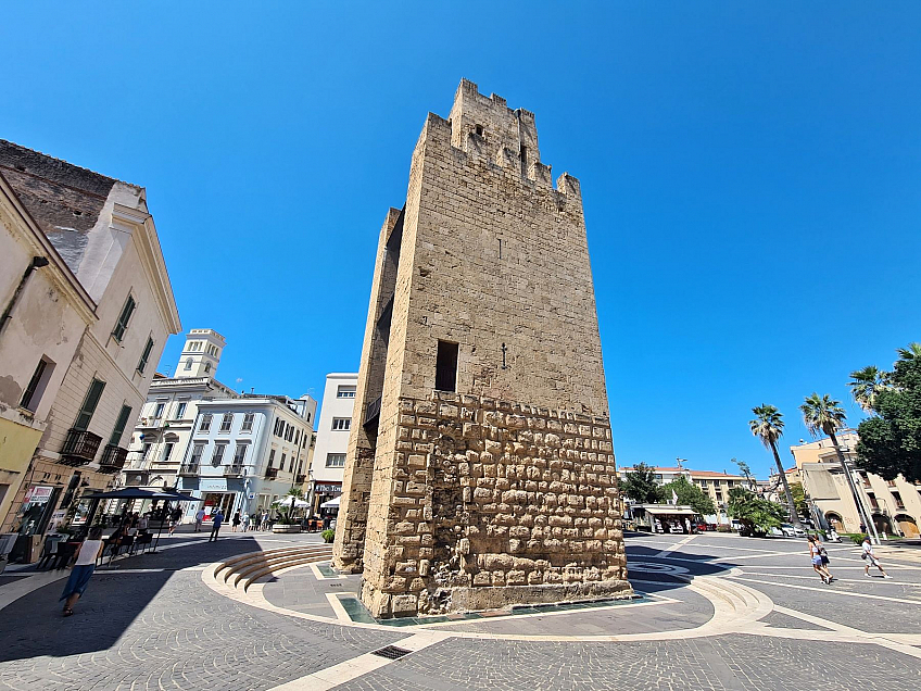 Torre di Mariano II. v Oristano (Sardinie - Itálie)
