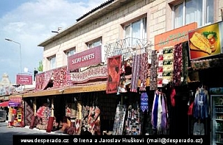 Prodej koberců v Göreme (Turecko)