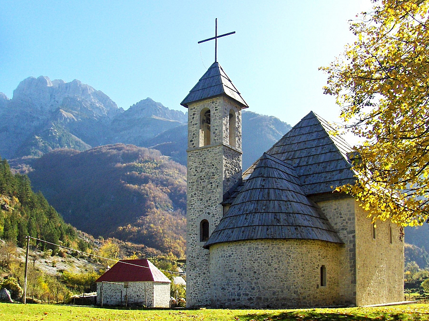 Kostel v Theth (Albánie)