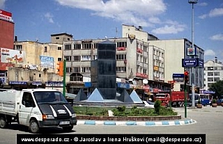 Křižovatka v centru města Van (Turecko)