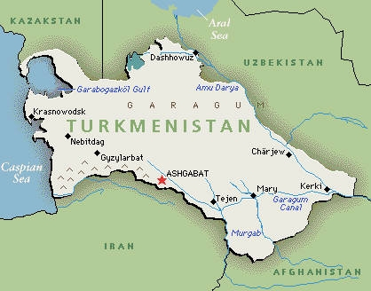 Turkmenistán – aktuální počasí