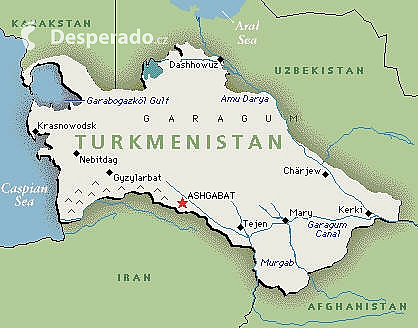 Turkmenistán – aktuální počasí