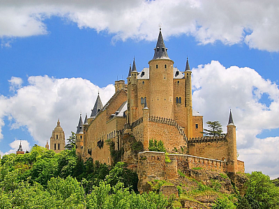 Úchvatný hrad v Segovii (Kastilie a León - Španělsko)