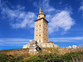 Maják Herkulova věž v A Coruña (Galicie - Španělsko)
