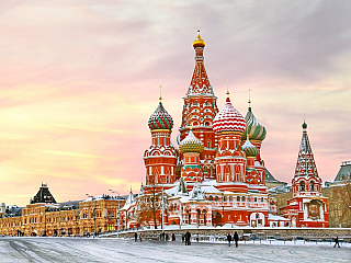 Chrám Vasila Blaženého na Rudém náměstí v Moskvě (Rusko)