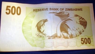 Zimbabwská bankovka (Zimbabwe)