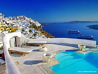 Ostrov Santorini (Řecko)