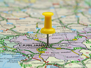 Mapa Slovinska