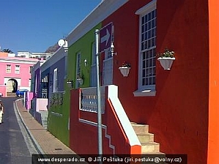 Cape Town - muslimská čtvrť Bo-Kaap (Jihoafrická republika)